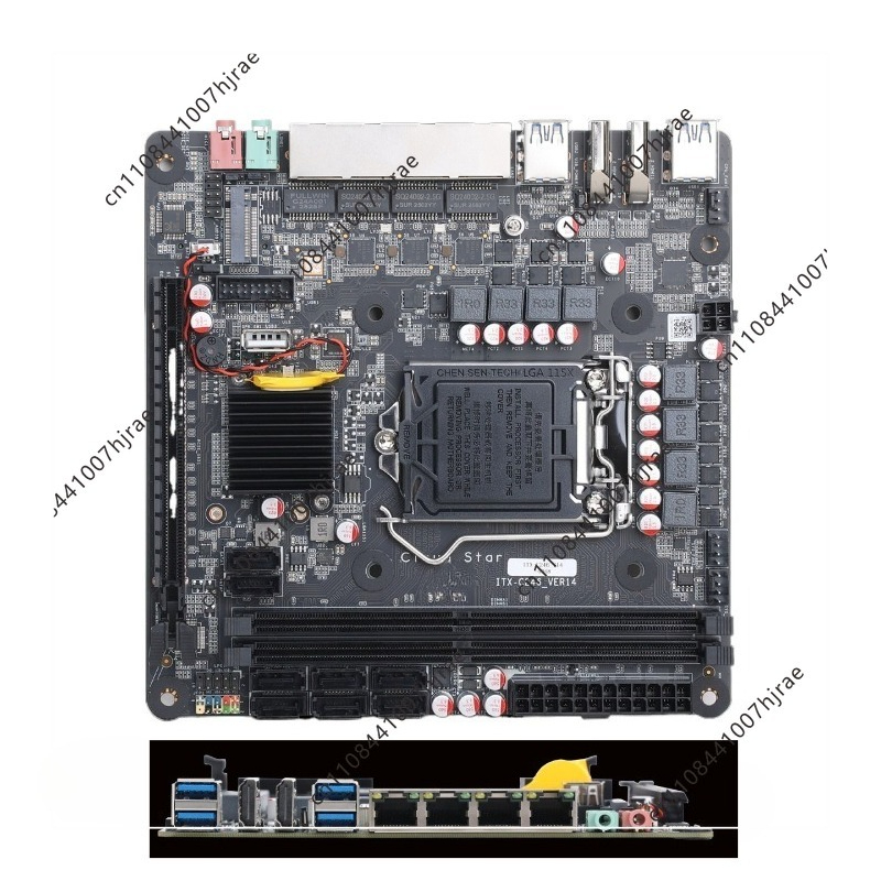 Nas Motherboard 8 Sata Mini Itx - Материнская плата Mini ITX C246 для