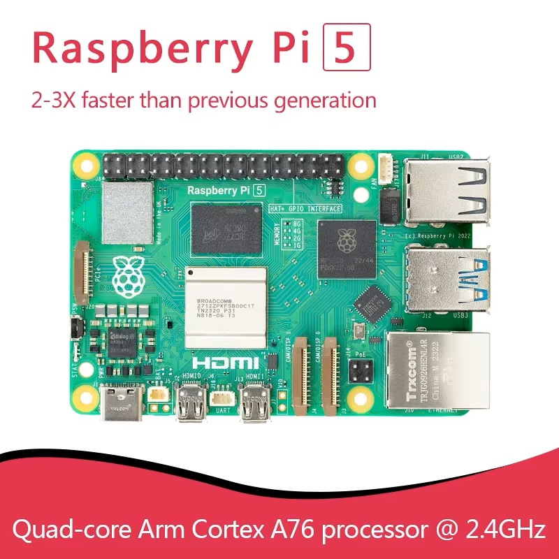 Официальный оригинальный Raspb – обзор и цена Raspberry Pi 5 8Gb Board